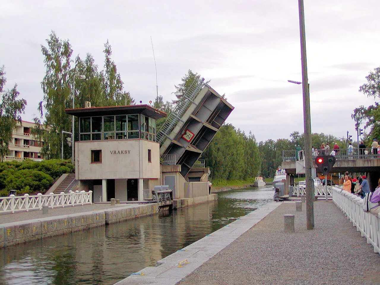 Vääksyn kanava Asikkalassa.