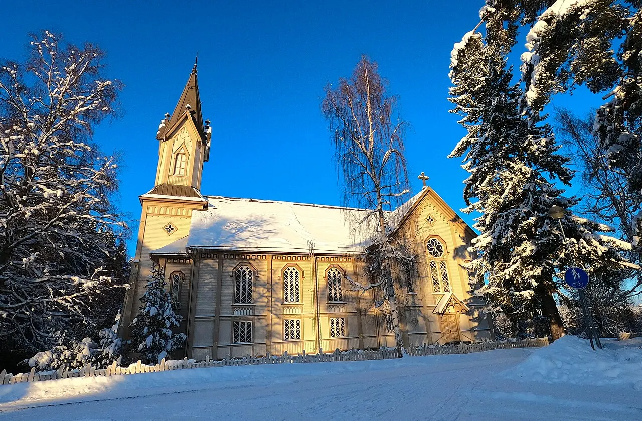 Hankasalmen kirkko.