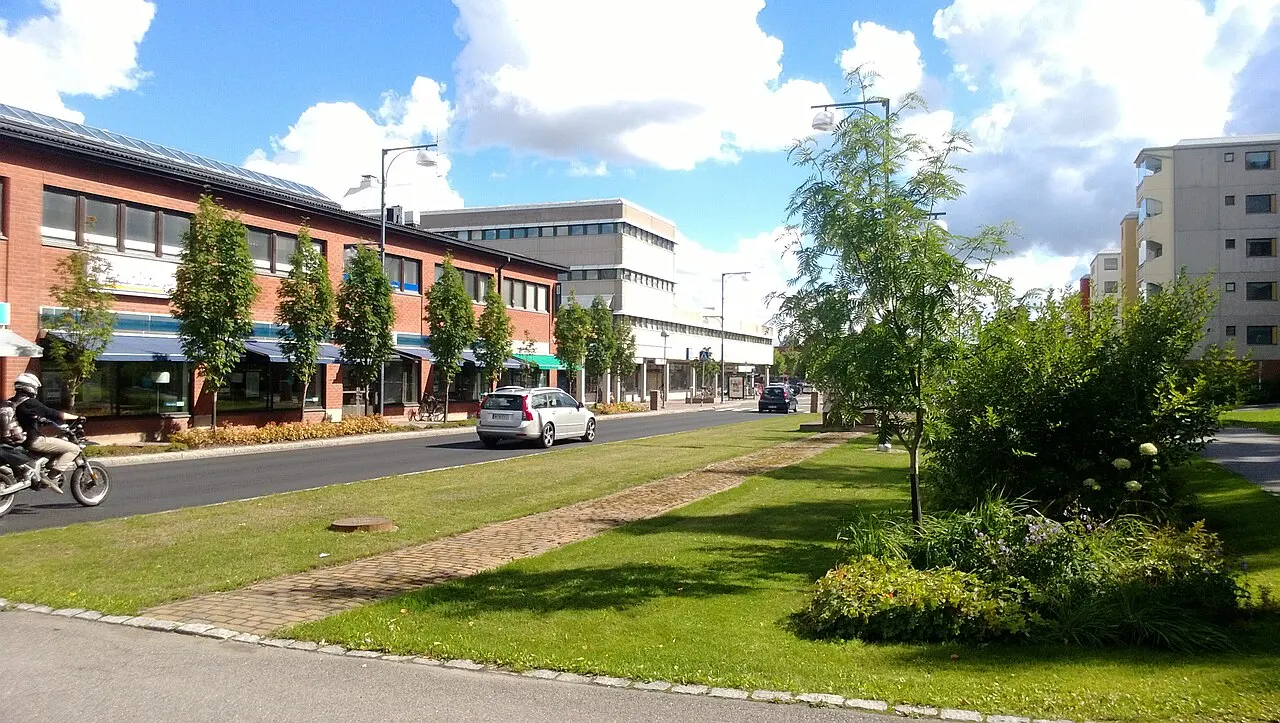 Kaarinan keskusta kesällä