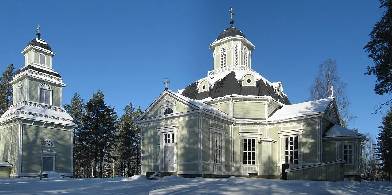 Konginkankaan kirkko tapuleineen (25.2.2009), Äänekoski