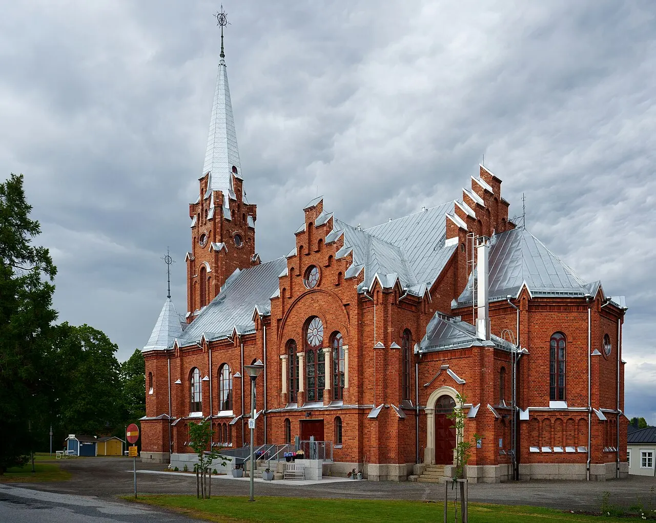 Kristiinankaupungin uusi kirkko.