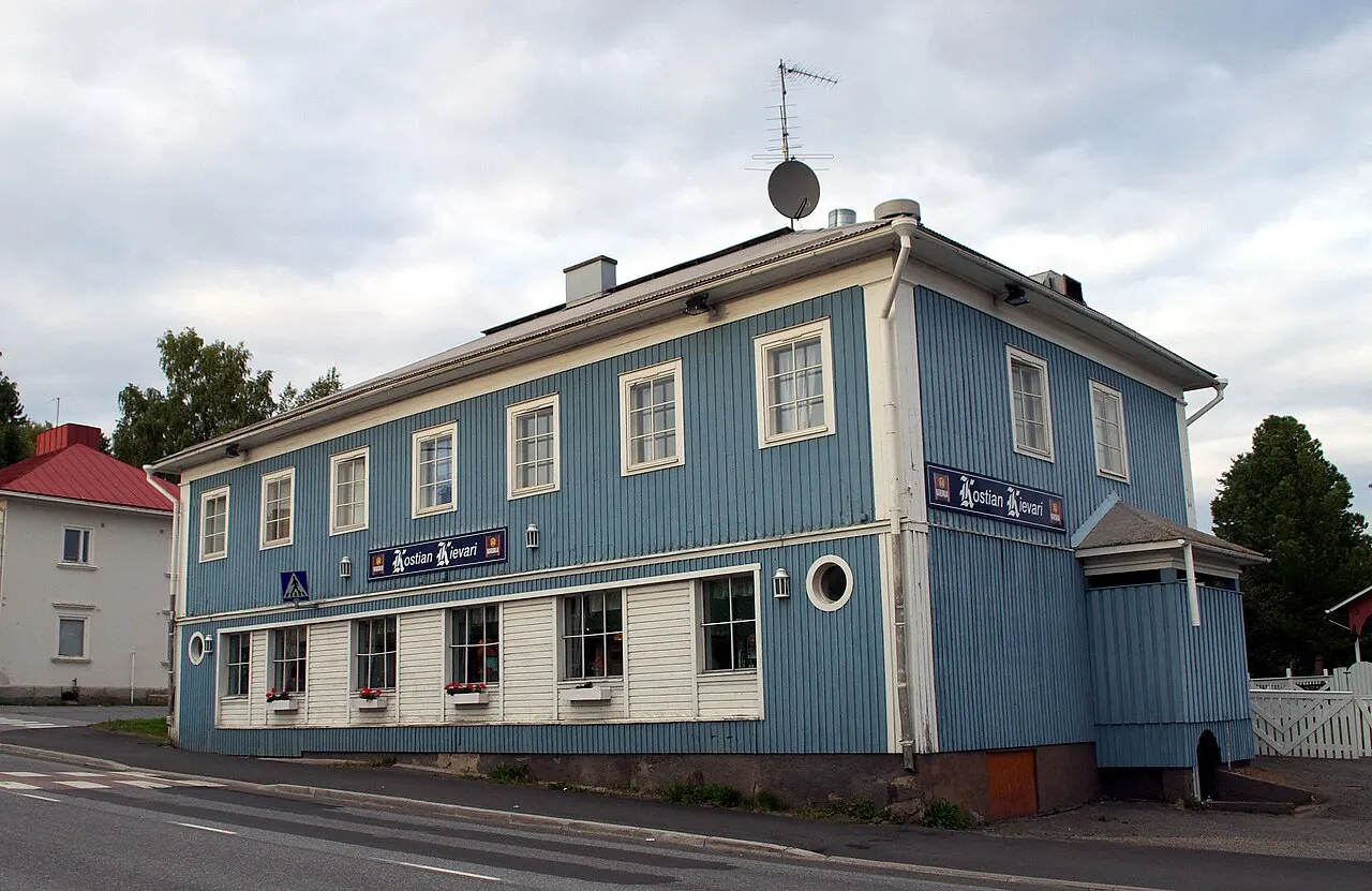 Vanha puurakennus Pälkäneen Onkkaalassa