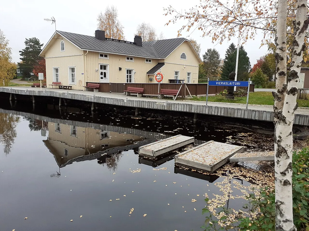 Pielaveden kirkonkylä Pielavesi venesatama