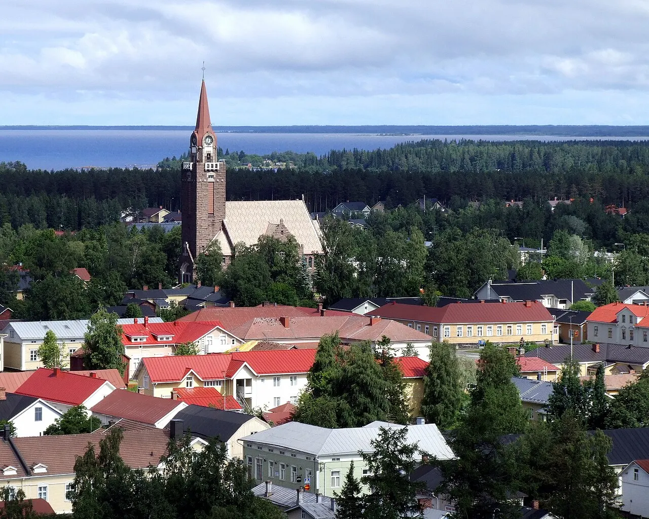 Näkymä Vanhaan Raaheen.