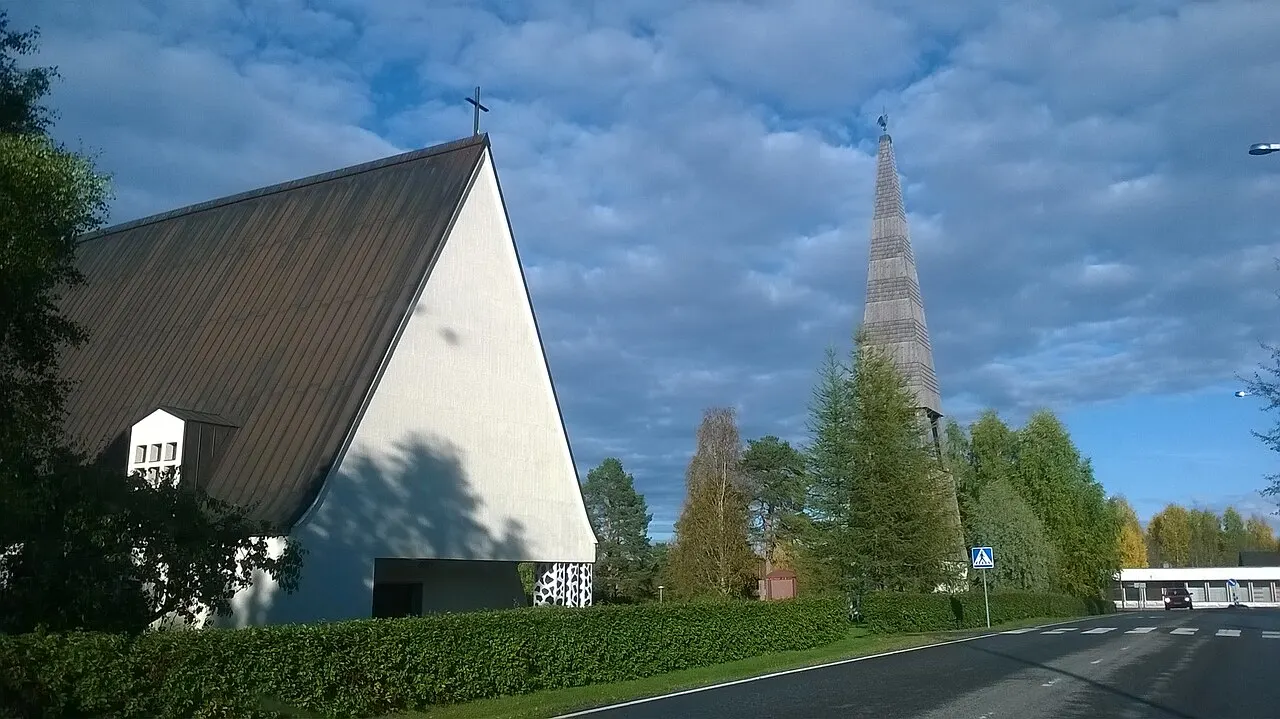 Suomussalmen kirkko; church in Suomussalmi, Finland