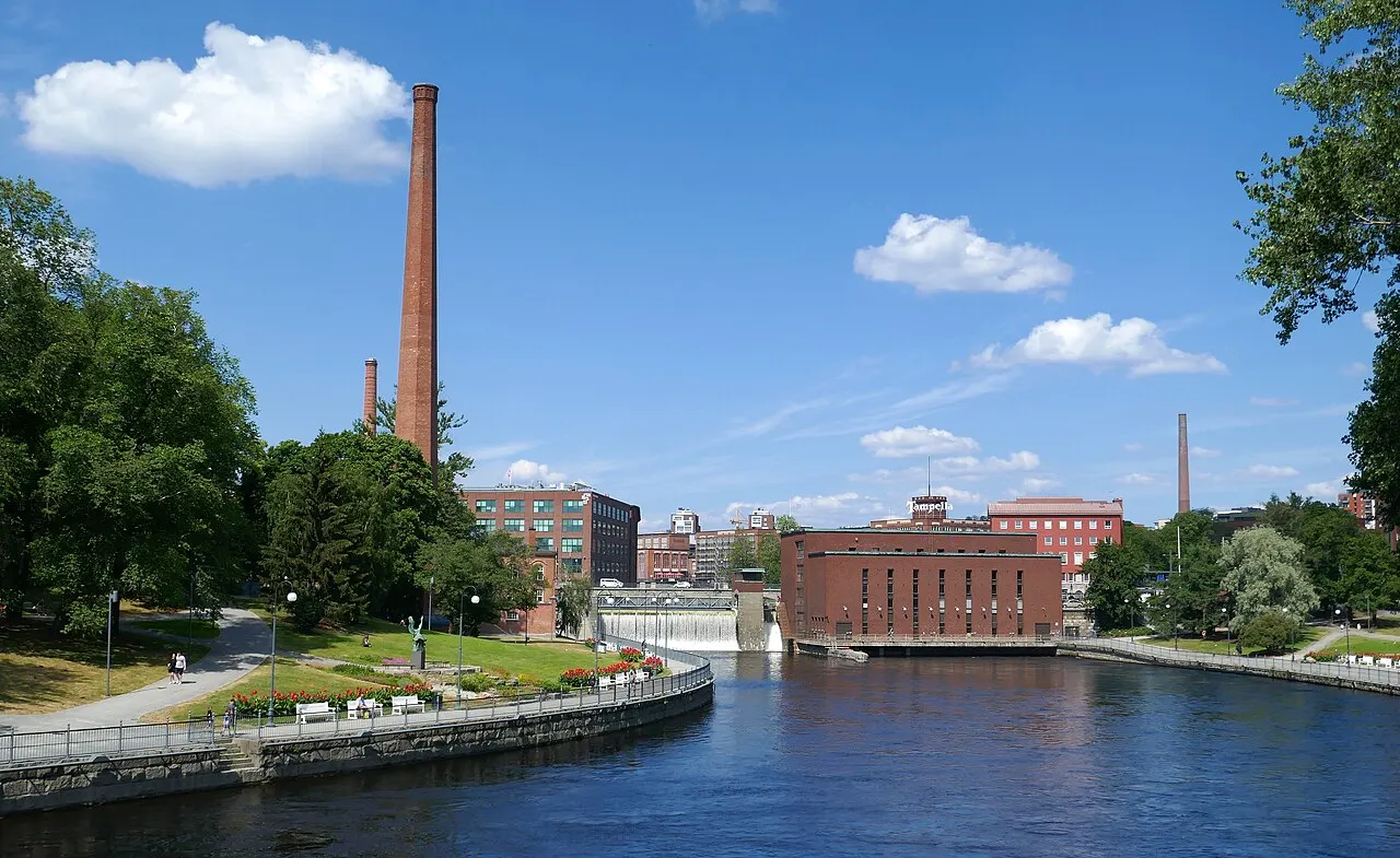 Keskikosken voimalaitos Tammerkoskella Tampereella.